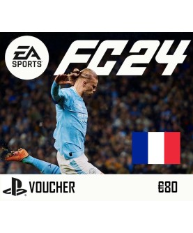 EA Sports FC 24 PlayStation Network Card €80 FR PlayStation 5 Key 